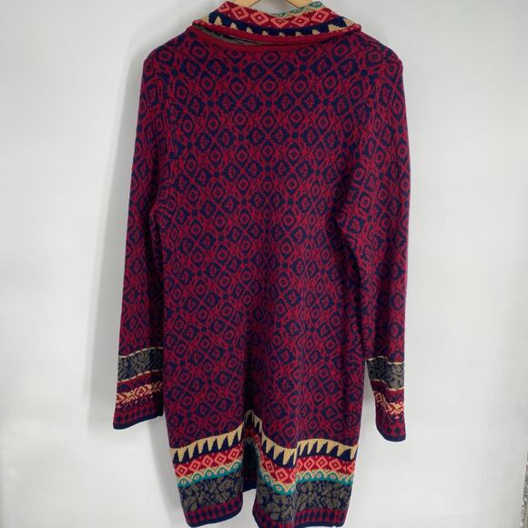 Sahalie Cardigan Women’s Large Aztec Southwest Western Fall Cowgirl Lagenlook - Picture 6 of 9